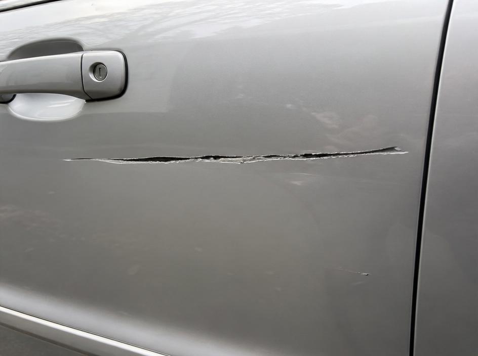 Scratch repair before